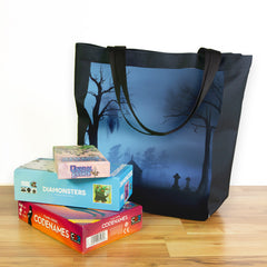 Ghostly Fog Day Tote - DALL-E By Open AI - Lifestyle