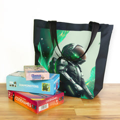 Green Crystal Astronaut Day Tote