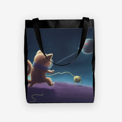 Invasion of The Yarn Monsters Day Tote - DALL-E By Open AI - Mockup