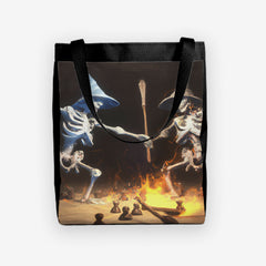 Skeleton Wizards Day Tote - DALL-E By Open AI - Mockup