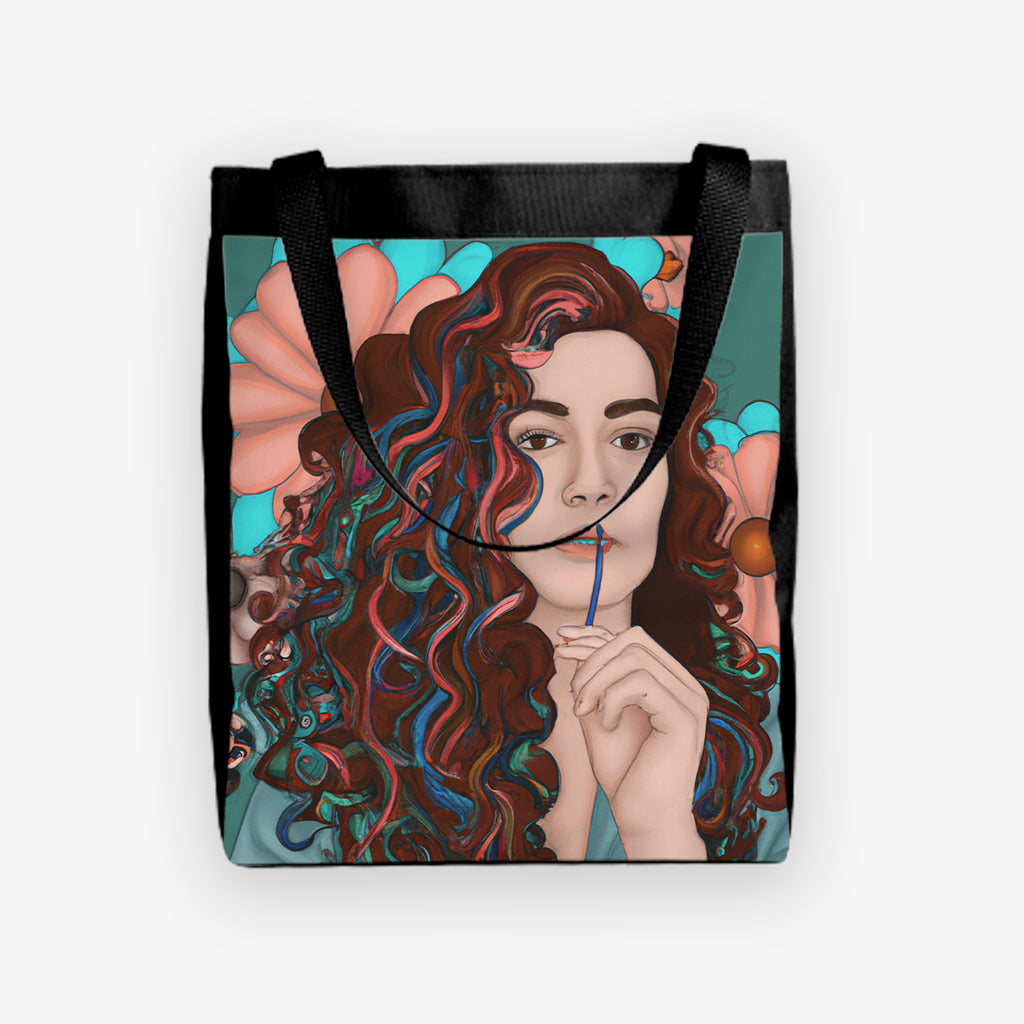 Thoughts Of Flowers Day Tote - DALL-E By Open AI - Mockup