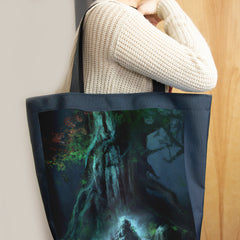 Tree of Darkness Day Tote - DALL-E By Open AI - Lifestyle2