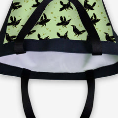 Raven Party Day Tote - Hannah Dowell - Corner - Green