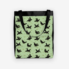 Raven Party Day Tote - Hannah Dowell - Mockup - Green