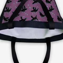 Raven Party Day Tote - Hannah Dowell - Corner - Purple