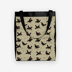Raven Party Day Tote - Hannah Dowell - Mockup - Yellow