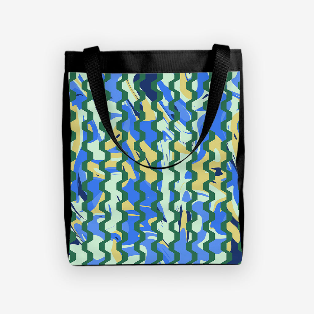 Swirling Water Day Tote - Hannah Dowell - Mockup - Blue