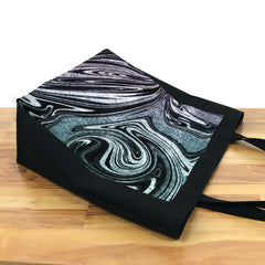 Abstract Marbled Paper Day Tote