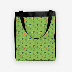 Birbs in Paradise Day Tote - Inked Gaming - KB - Mockup - Green