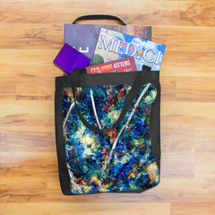 Chaotic AI Sword Fight Day Tote