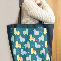 Cotton Candy Llamas Day Tote