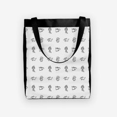 Dice Dragons Day Tote - Inked Gaming - CC - Mockup - White