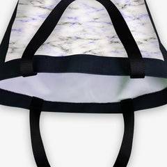 Faux Marble Pattern Day Tote - Inked Gaming - EG - Corner - Blue