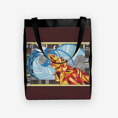 Fire Breathing Glass Dragon Day Tote - Inked Gaming - HD - Mockup - Blue