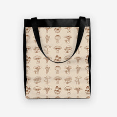 Forest Mushrooms Day Tote - Inked Gaming - CC - Mockup - Chanterelle 