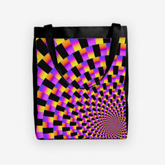 Illusion Of Motion Day Tote - Inked Gaming - HD - Mockup - Purple