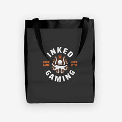 Day tote of Inked Gaming Logo Coral by Inked Gaming.