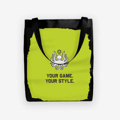 Inked Phrases "Your Game Your Style" Day Tote - Inked Gaming - EG - Mockup - Seaweed