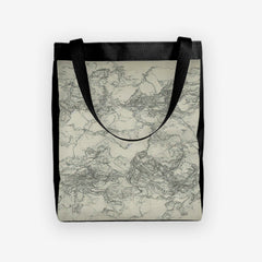 Mountains And AI Rivers Day Tote