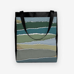 Papercraft Mountains Day Tote - Inked Gaming - HD - Mockup - Green
