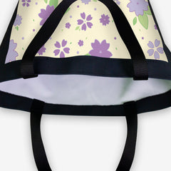 Picnic With Flowers Day Tote - Inked Gaming - HD - Corner - lavender