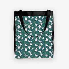 Pixel Ghosts Day Tote - Inked Gaming - HD - Mockup - Blue