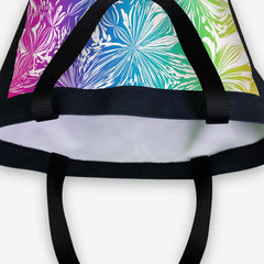 Rainbow Flowers Day Tote