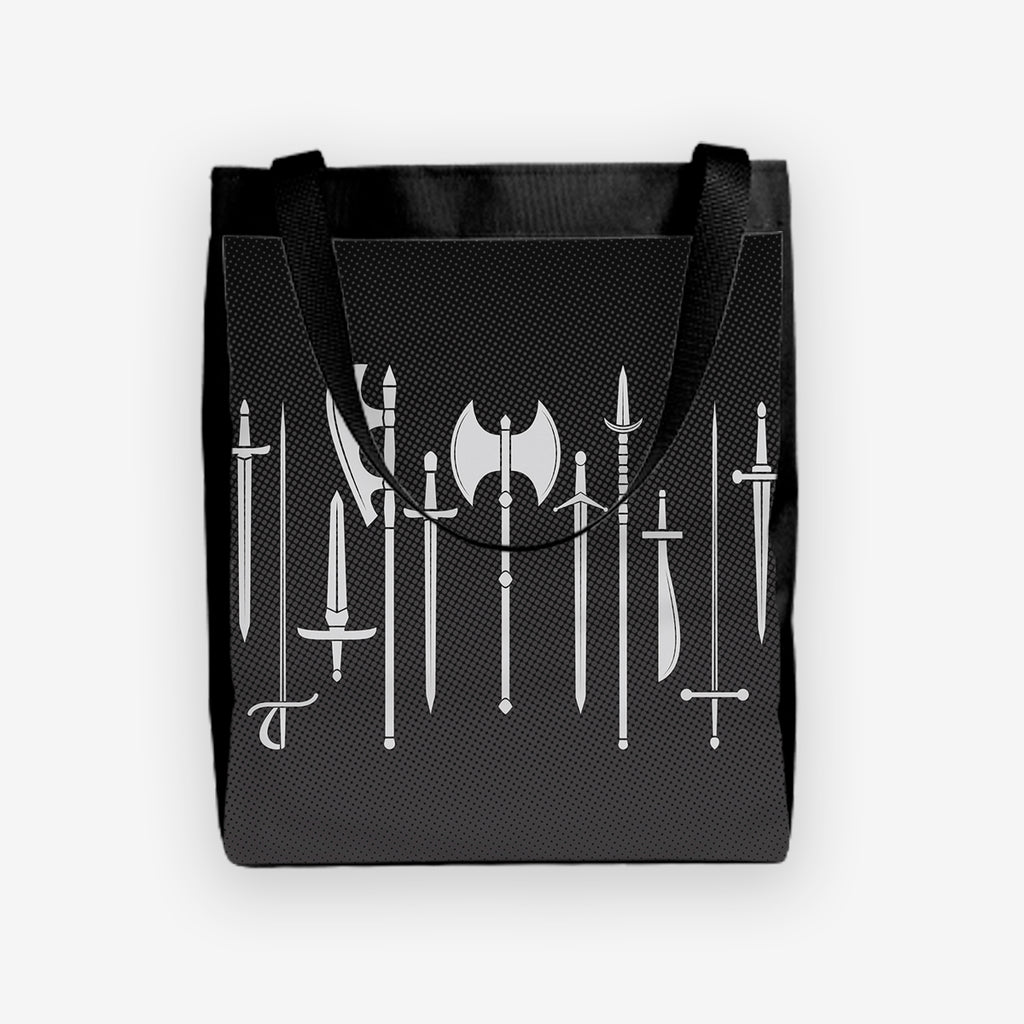 Ready Your Sword Day Tote - Inked Gaming - HD - Mockup - Black