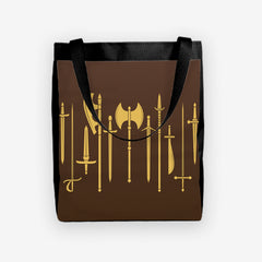 Ready Your Sword Day Tote - Inked Gaming - HD - Mockup - Yellow