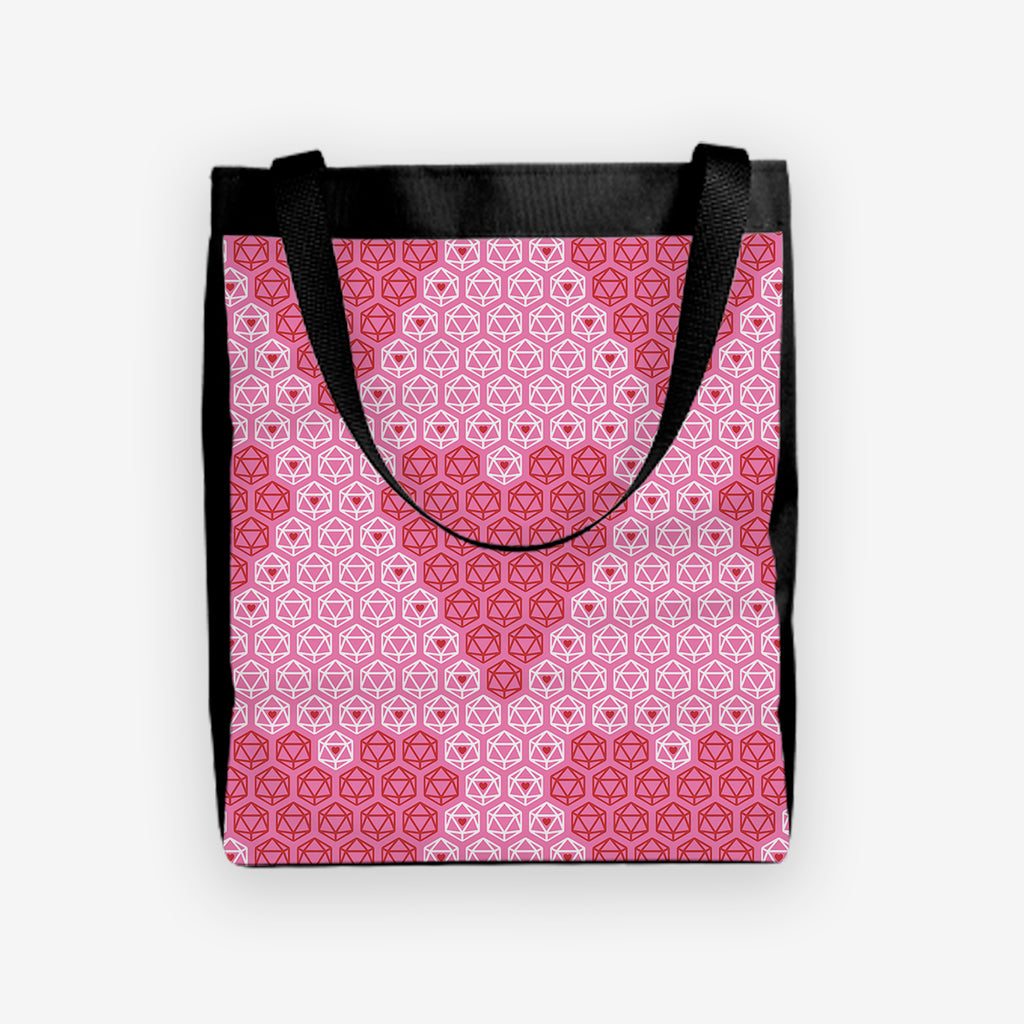 Roll For Love Day Tote - Inked Gaming - HD - Mockup - Pink