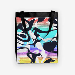 Tiger Gradient Day Tote - Inked Gaming - EG - Mockup - MutedRainbow