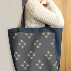 Bumbling Bees Pattern Day Tote