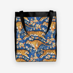 Animalier's Tiger Chintz Day Tote - Perrin Le Feuvre - Mockup