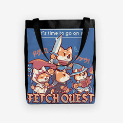Time To Go On A Fetch Quest Day Tote - TechraNova - Mockup