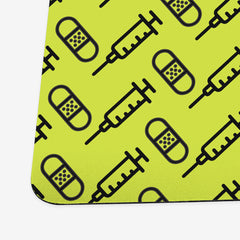 Bandage and Vaccine Playmat - Inked Gaming - EG - Corner - Green - 28