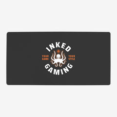 Inked Gaming Logo in the color. Oversized playmat.