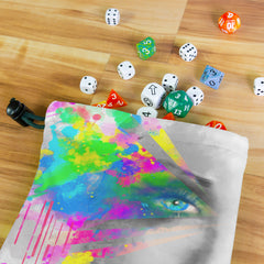 Abstract Portrait Dice Bag