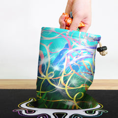 Dandelion Flower Woman Dice Bag