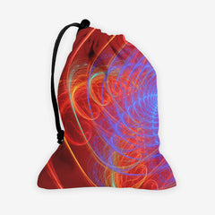 Cooled Spiral Dice Bag - Aubrey Denico - Mockup - REd
