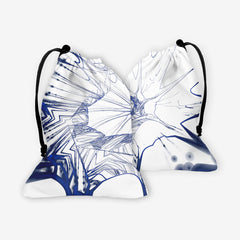 Green Spiral Splat Dice Bag - Aubrey Denico - Mockup - Blue - FB