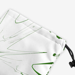 Green Spiral Splat Dice Bag - Aubrey Denico - Corner - Green 