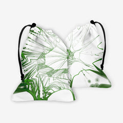Green Spiral Splat Dice Bag - Aubrey Denico - Mockup - Green - FB