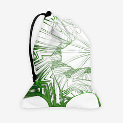 Green Spiral Splat Dice Bag - Aubrey Denico - Mockup - Green