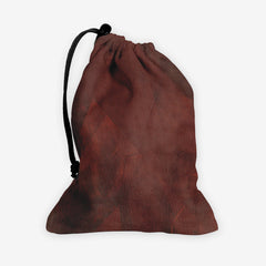 Abstract Leather Dice Bag