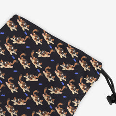 Flopped Cat Dice Bag