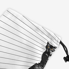 Cursed Cat Dice Bag - Carbon Beaver - Corner