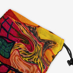 Patches Dice Bag - Carbon Beaver - Corner