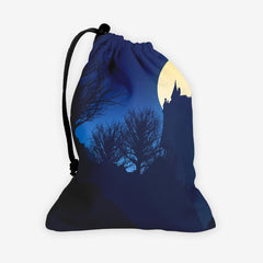 Vampire Castle Dice Bag - Carbon Beaver - Mockup - Blue