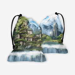 Waterfall Citadel Dice Bag - Carbon Beaver - Mockup - F