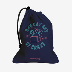 One Cat Shy of Crazy Dice Bag - CatCoq - Mockup
